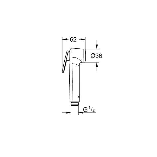 Лейка гигиеническая Grohe Tempesta-F Trigger Spray xром (27512001) Лейка гигиеническая Grohe Tempesta-F Trigger Spray xром (27512001)