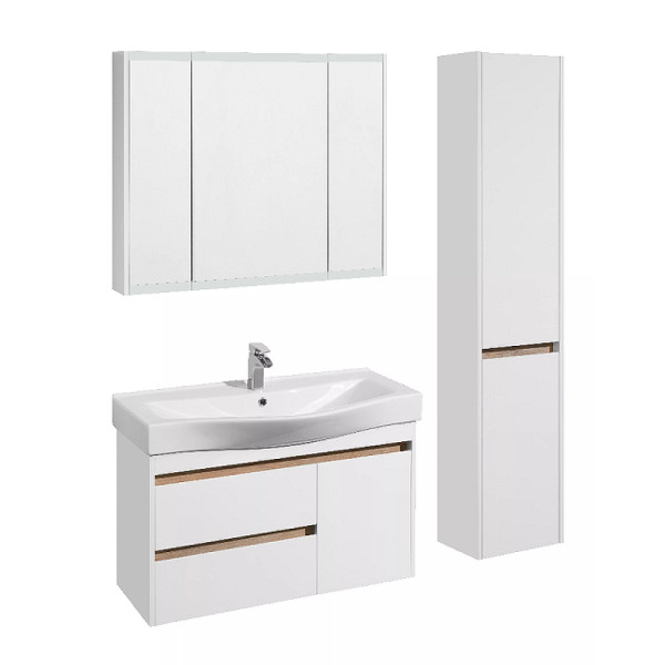 Шкаф зеркальный Aquaton Нортон 100 (1A249302NT010)