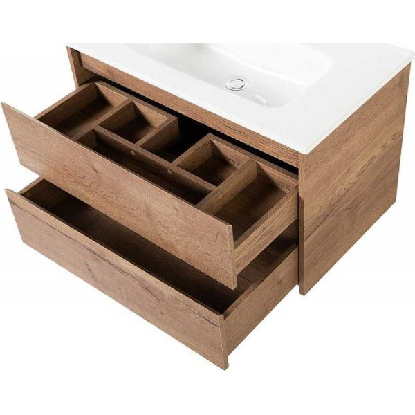 Тумба подвесная BelBagno Kraft 80 Rovere Tabacco (KRAFT-800-2C-SO-RT) Тумба подвесная BelBagno Kraft 80 Rovere Tabacco (KRAFT-800-2C-SO-RT)