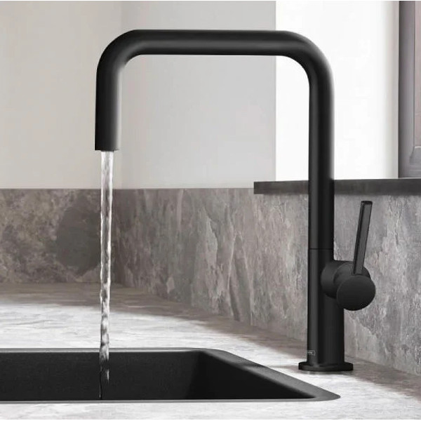 Смеситель для кухни Hansgrohe M54 Talis U 220 черный (72806670) Смеситель для кухни Hansgrohe M54 Talis U 220 черный (72806670)