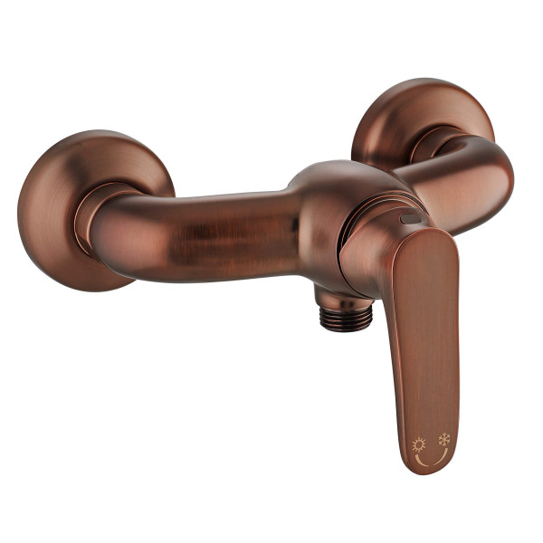 Смеситель для душа Swedbe Terracotta терракота (темная бронза) (2552)