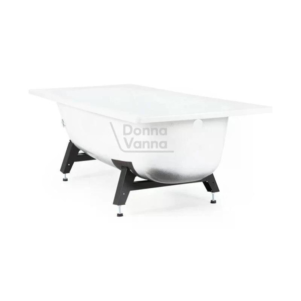 Ванна стальная ВИЗ Donna Vanna 150x70х40 форма Сома на каркасной подставке КР-01503 (DV-59901)
