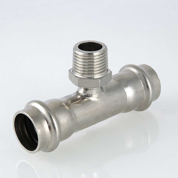 Тройник переходной Valtec 28*1/2"H*28 (нерж.ст., пресс) (VTi.933.I.280428) Тройник переходной Valtec 28*1/2"H*28 (нерж.ст., пресс) (VTi.933.I.280428)