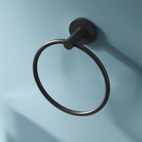 Кольцо для полотенец AM.PM X-Joy черный (A85A34422)