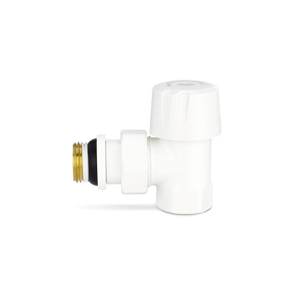 Клапан термостатический угловой 1/2" Varmega VMDV05 (белый) (VMDV05-110404)