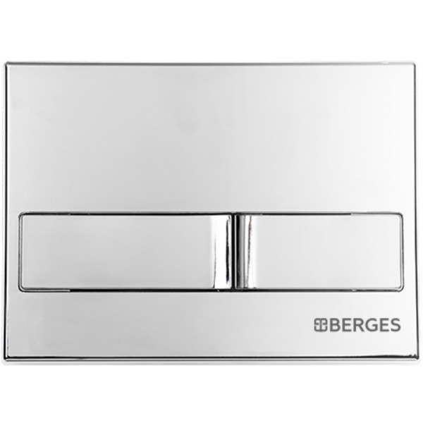 Клавиша смыва Berges Novum L3 хром глянец (40013)