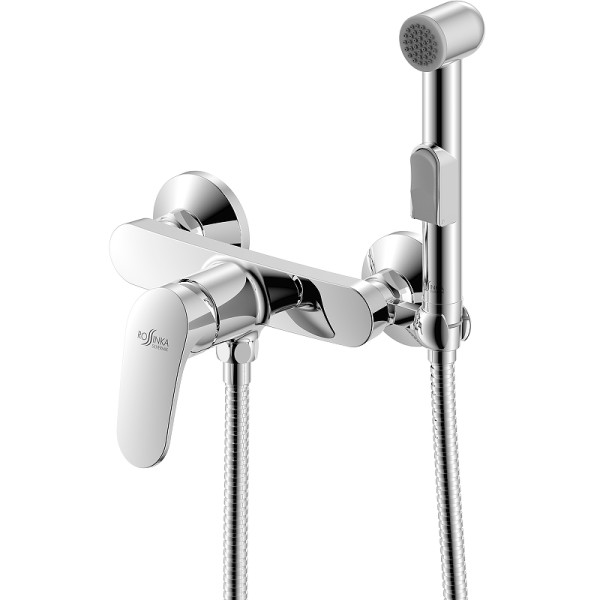 Смеситель с гигиеническим душем Rossinka RS 45 хром (RS45-52)