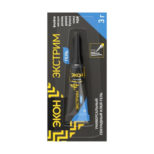 Клей-гель секундный Экон Экстрим 3 г. (на мульти-карте) (3001047)