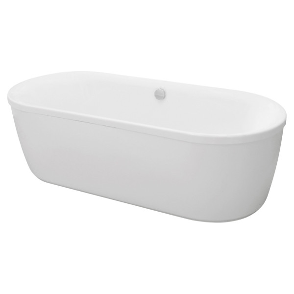 Ванна акриловая Cezares Metauro 180x80x60 белый матовый (METAURO-Central-180-80-40-W-MATT)