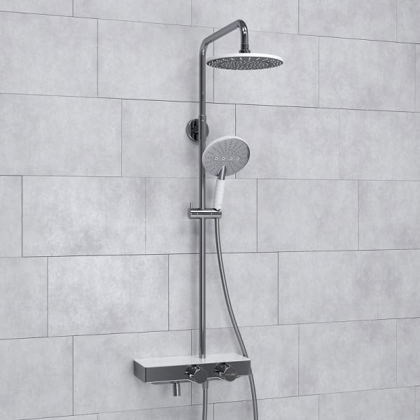 Душевая система WasserKRAFT хром (A113.067.059.CH Thermo)