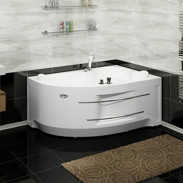 Ванна акриловая Радомир Ирма 169*110 R, с каркасом (2-01-0-2-1-217)