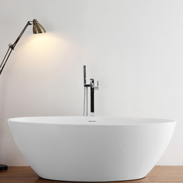 Ванна акриловая Abber 170x100x58 белая (AB9249-1.7)