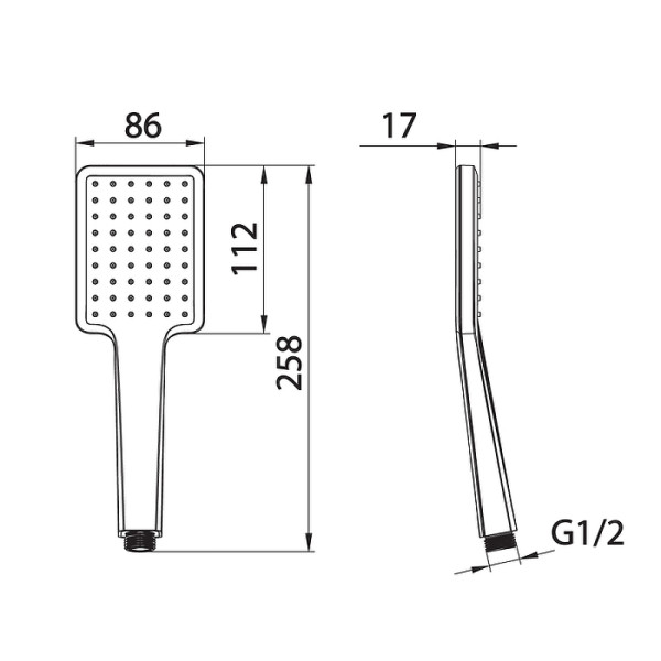 Лейка душевая Iddis Slide серая (SLI1F0Gi18) Лейка душевая Iddis Slide серая (SLI1F0Gi18)