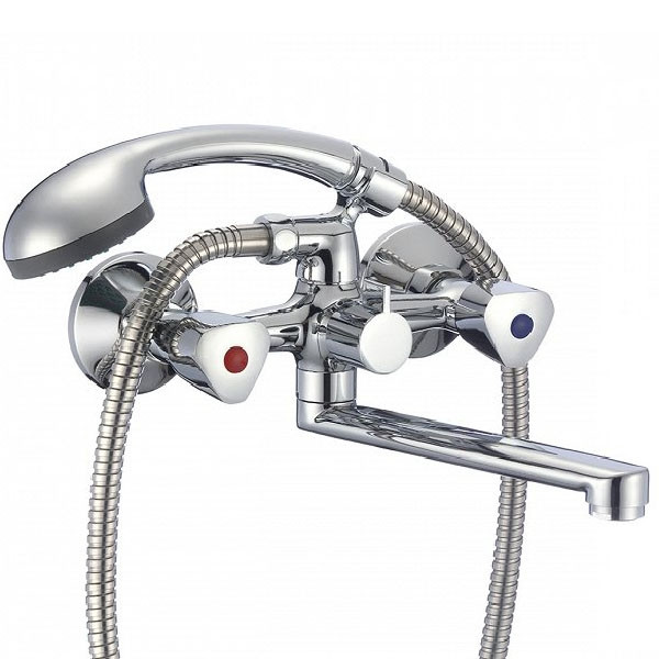 Смеситель для ванны и душа Milardo Tring с душевым комплектом, хром (TRISB02M02)