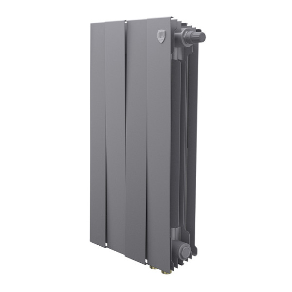 Радиатор биметаллический Royal Thermo PianoForte 500 Серебристый VR80 (4 секции) (RTPSVR803050004)