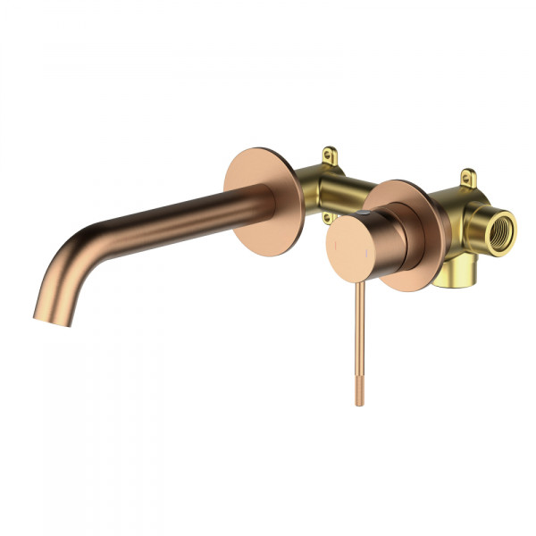Смеситель для раковины Timo Saona встраиваемый розовое золото (2372/19SM)