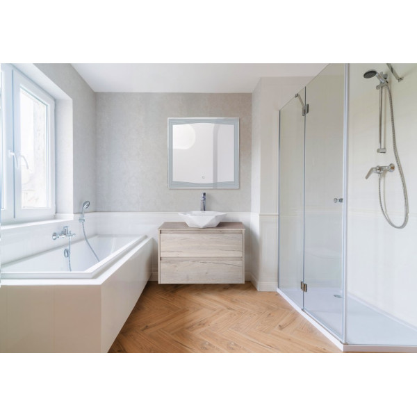 Зеркало с подсветкой BelBagno SPC-LNS 70x70 (SPC-LNS-700-700-LED-TCH) Зеркало с подсветкой BelBagno SPC-LNS 70x70 (SPC-LNS-700-700-LED-TCH)