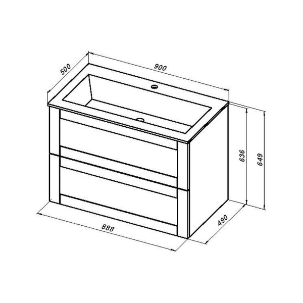 Пенал подвесной Aquanet Терра 35x31,1x160 белый (00313236)