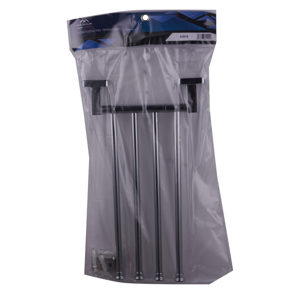 Полотенцедержатель Fashun 4-х реечный поворот. 334х212х60 мм цинк. сплав+нерж. сталь хром (A2614)