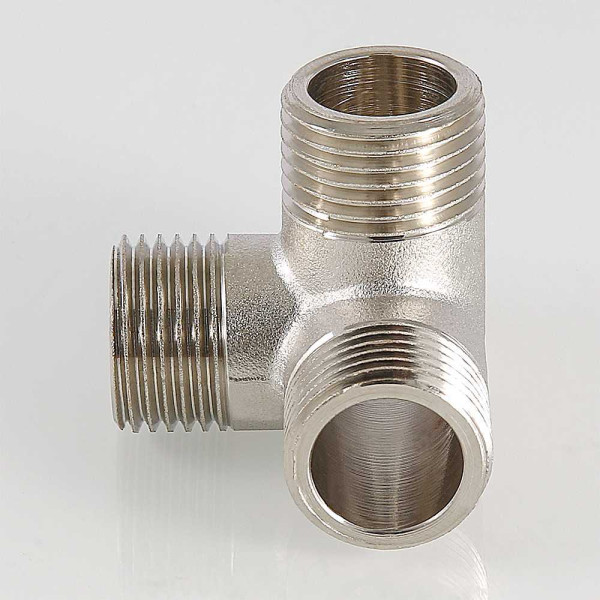 Крестовина двухплоскостная 1/2"Н Valtec (никель) (VTr.661.N.0004)