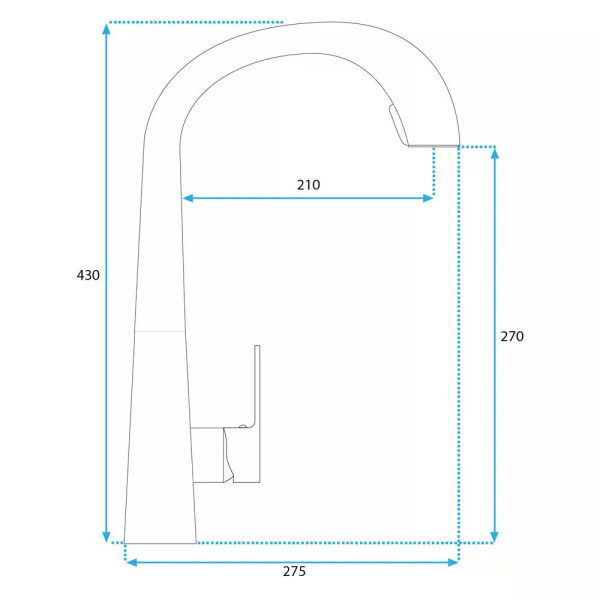 Смеситель для кухни Rea Ross медь матовая (REA-B9635) Смеситель для кухни Rea Ross медь матовая (REA-B9635)