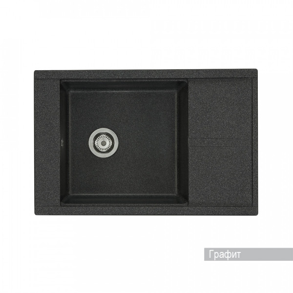 Мойка для кухни врезная Aquaton Делия 78 516x787x218 графит (1.A715.1.32D.E21.0) Мойка для кухни врезная Aquaton Делия 78 516x787x218 графит (1.A715.1.32D.E21.0)