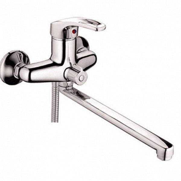 Смеситель для ванны и душа L2227 хром, плоский излив 30F Ligeya (L2227 Ligeya)