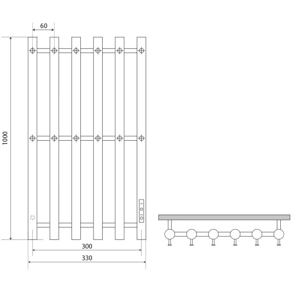 Полотенцесушитель электрический Melodia Blues Electro Ferrum 1000х330 П6 12 крючков графит (MTRBEF10033gt) Полотенцесушитель электрический Melodia Blues Electro Ferrum 1000х330 П6 12 крючков графит (MTRBEF10033gt)