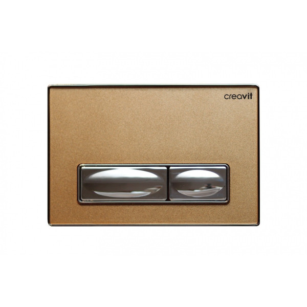 Клавиша смывная Creavit золотой (GP4008.00) Клавиша смывная Creavit золотой (GP4008.00)