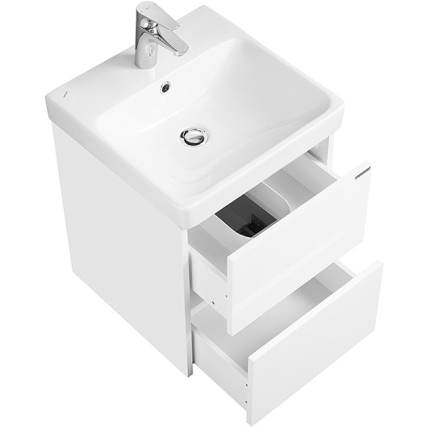 Тумба-умывальник Aquaton Сканди 45 Белый/1WH501630 Раковина Адриана 45 (1A2516K0SD010)