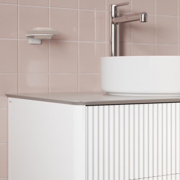 Тумба подвесная Iddis со столешницей Aiger 80x49 белый (AIG80W0i95K)