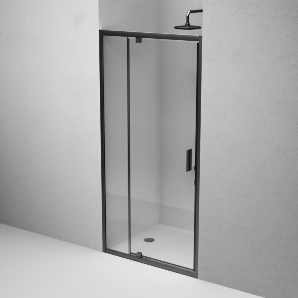 Душевая дверь AM.PM Gem 100x195 стекло прозрачное, профиль черный матовый (W90G-100-1P-BT) Душевая дверь AM.PM Gem 100x195 стекло прозрачное, профиль черный матовый (W90G-100-1P-BT)