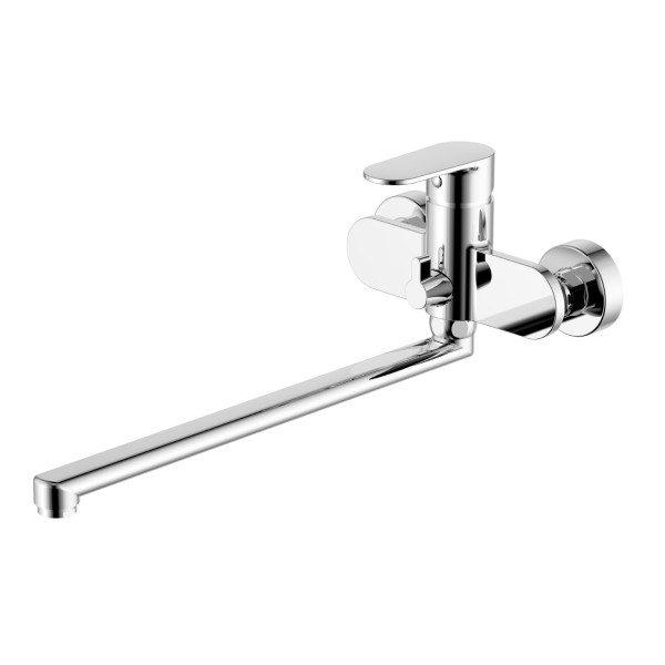 Смеситель для ванны и душа Aquatek Ника хром (AQ1842CR)