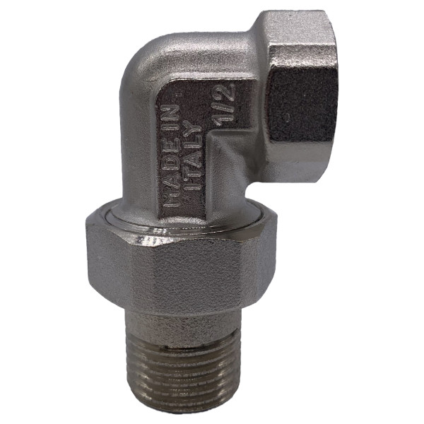 Сгон угловой (американка) 1/2" ВН с O-RING Tiemme (никель) (1500168 / 1565N000404) Сгон угловой (американка) 1/2" ВН с O-RING Tiemme (никель) (1500168 / 1565N000404)