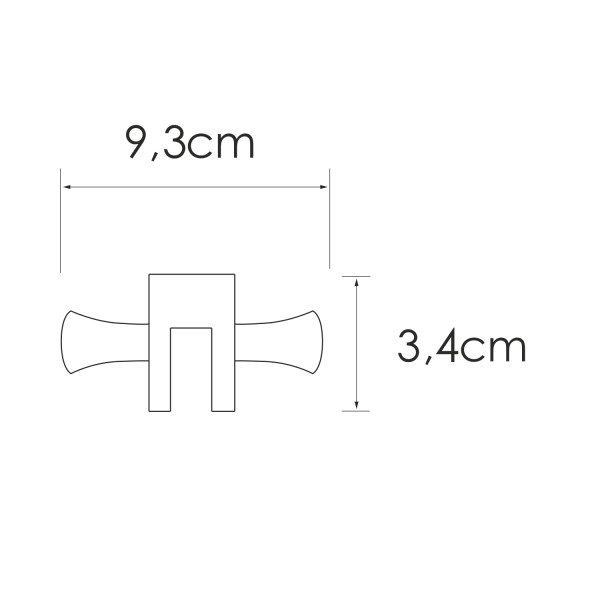 Крючок WasserKRAFT хром (K-423) Крючок WasserKRAFT хром (K-423)