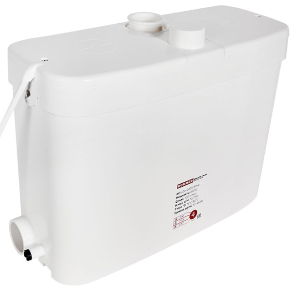 Канализационная насосная установка Biolift S-3 PLUS 3*40 мм (450 Вт, без реж. мех.) Rommer (RPD-0010-100500) Канализационная насосная установка Biolift S-3 PLUS 3*40 мм (450 Вт, без реж. мех.) Rommer (RPD-0010-100500)
