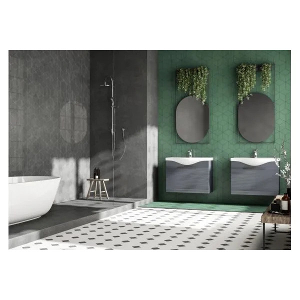 Раковина мебельная Lapino 55x45x17,5 белая (7055)
