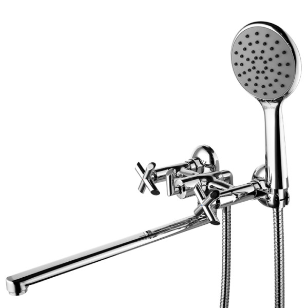 Смеситель для ванны и душа Lemark Practica хром (LM7541C)