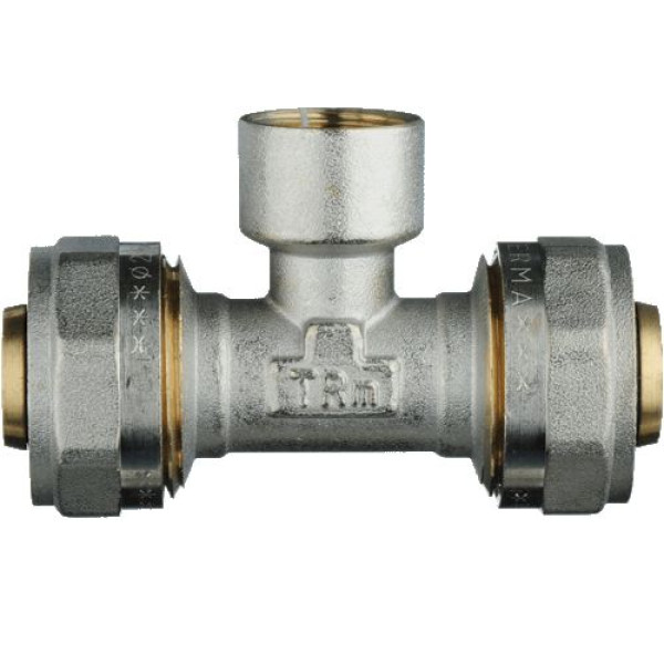 Тройник 26*1/2"В*26 TeRma (обжим) (01441) Тройник 26*1/2"В*26 TeRma (обжим) (01441)
