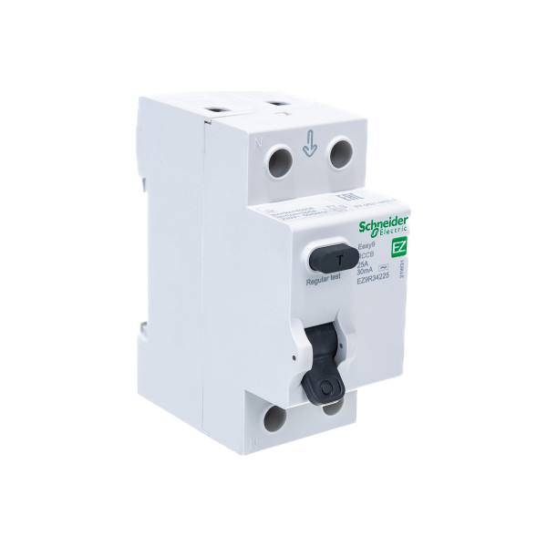 Выключатель дифференциального тока Schneider Electric EASY 9 (УЗО) 2п 25А 30Ма AC (EZ9R34225 / ETM8371145) Выключатель дифференциального тока Schneider Electric EASY 9 (УЗО) 2п 25А 30Ма AC (EZ9R34225 / ETM8371145)