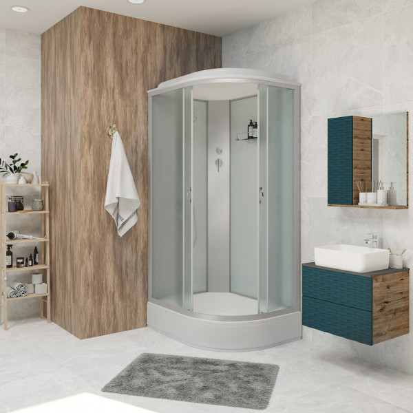 Душевая кабина Classic 90x120 стекло матовое, профиль хром матовый (NG-33294L) Душевая кабина Classic 90x120 стекло матовое, профиль хром матовый (NG-33294L)