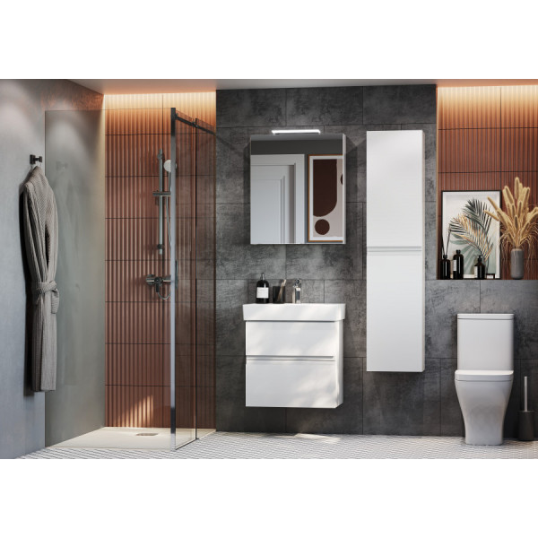 Душевая дверь Roca Area 120x200  R стекло прозрачное, профиль хром (7.MP05.R.201.2M)