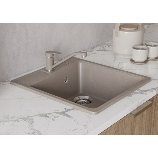 Смеситель для кухни Aquaton Аркос серый (1.AX00.1.FCX.X25.0) Смеситель для кухни Aquaton Аркос серый (1.AX00.1.FCX.X25.0)