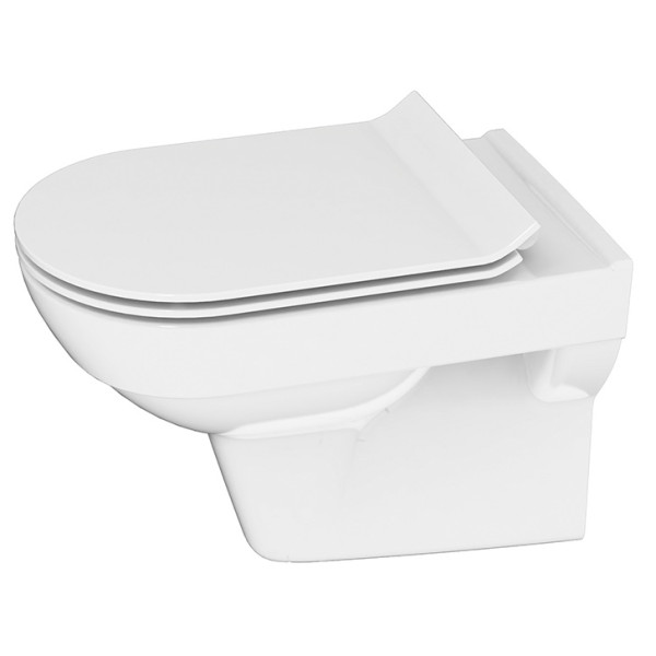 Унитаз подвесной Cersanit City New Clean On 530х370х355 с сиденьем soft-close (S-MZ-CITY-COn-S-DL-w) Унитаз подвесной Cersanit City New Clean On 530х370х355 с сиденьем soft-close (S-MZ-CITY-COn-S-DL-w)
