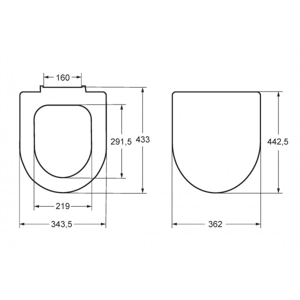 Сиденье для унитаза Roca Debba 35x43,8 с микролифтом белое (7.801B.2.20.B)