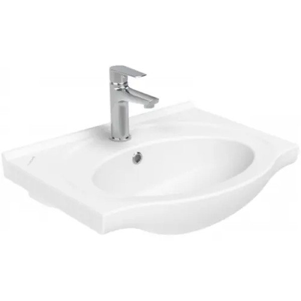 Раковина мебельная Creavit Epic 55x55,4 белая (ET155-00CB00E-0000) Раковина мебельная Creavit Epic 55x55,4 белая (ET155-00CB00E-0000)