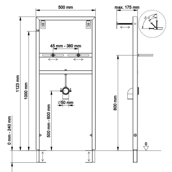 Инсталляция для раковины Berges Novum (049214)