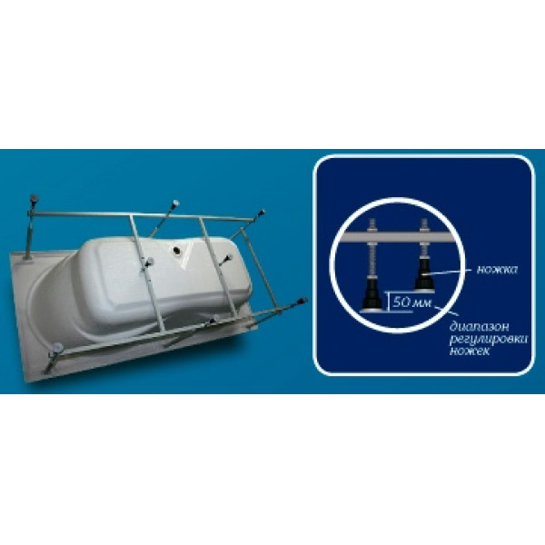 Ванна акриловая 1Marka Vita 160x70 белая (01вит1670)