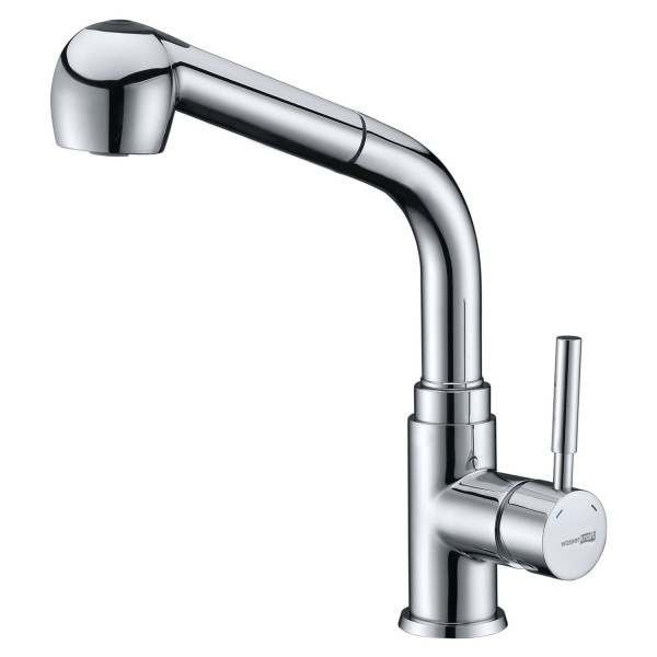 Смеситель для кухни WasserKRAFT Main с выдвижной лейкой (4166)