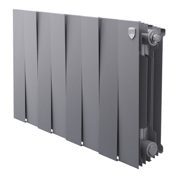 Радиатор биметаллический Royal Thermo PianoForte 300 Серебристый (8 секций) (RTPS3030008) Радиатор биметаллический Royal Thermo PianoForte 300 Серебристый (8 секций) (RTPS3030008)